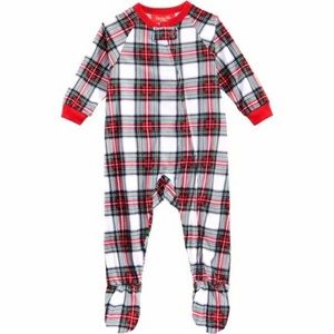 Family PJs Baby  Stewart Plaid Month  Pajamas